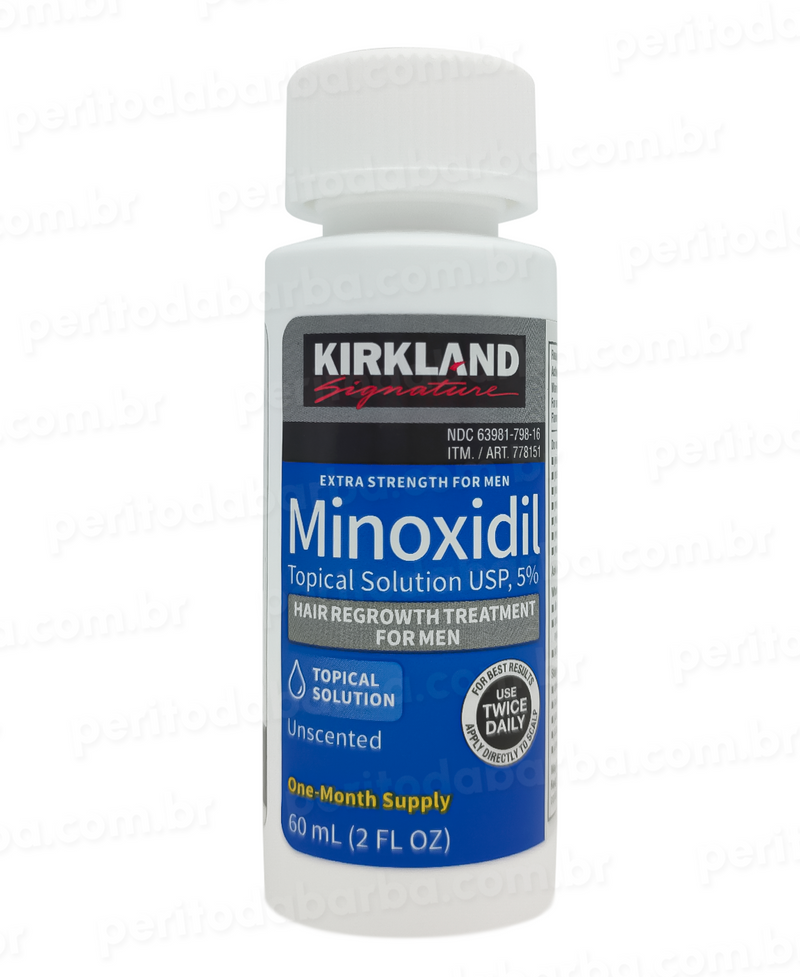 Minoxidil Kirkland - 6 Frascos (CAIXA FECHADA) 5%